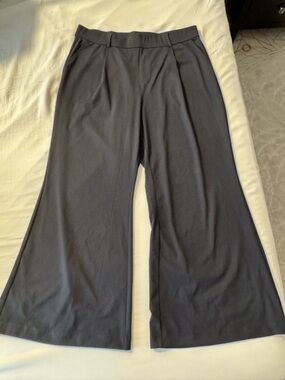 Halara Wide Leg Flared Black Women's Pants - Classic Comfort